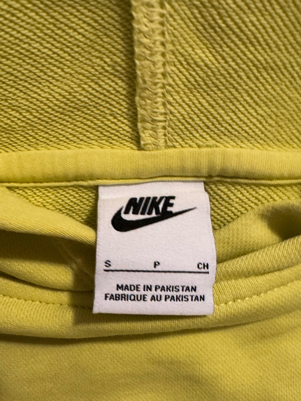 Nike Sportswear Mama Cropped Hoodie| Light Zitron| SMALL - Picture 5 of 6